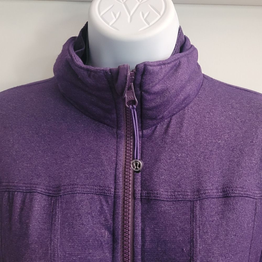 Lululemon Reversible Jacket INNER PEACE Fit & Flare Purple Yoga - Picture 5 of 16